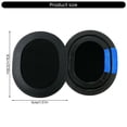 thumbnail image 5 of Cooling Gel Replacement Earpads for ATH-MSR7 M50X M40X M20X M10X Headphones, 5 of 7