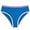Blue, variant on Big Girls Solid Color Block Trim Swim Briefs, Stretch Separate Swim Bottoms, Soft Anti Exposure Pool Water Sports Outfit for Student Girls 6-14Y