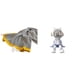 thumbnail image 1 of Manta de rayas estilo granja con figura decorativa de para dormitorio, sofá cama, silla y sala de estar., 1 of 8