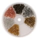 thumbnail image 2 of 264 piezas de aleación de zinc, espaciador de copo de nieve, joyería, suministros de fabricación de bricolaje, sueltas Baoblaze Perlas sueltas del corazón de la joyería, 2 of 8