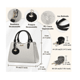 thumbnail image 4 of Bolsas Para Dama Moda Bolsas Tote Con Dos Correas De Hombro Lab.G Beige, 4 of 5