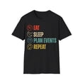 thumbnail image 2 of Eat Sleep Plan Events Wedding Planning Event Planner Shirt, 2 of 5