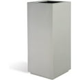 thumbnail image 2 of PolyStone Kensington Tall Modern Outdoor/Indoor Column Planter, 16” L x 16" W x 36" H, Lightweight, Heavy Duty, Weather Resistant, Polymer Finish, Commercial and Residential - Concrete Gray, 2 of 5