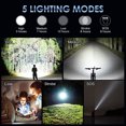thumbnail image 6 of Rechargeable Flashlights, Anpro Super Bright LED Flashlight with 5 Modes, IPX65 Waterproof, High Power Handheld Flashlight for Emergency Camping, 6 of 7