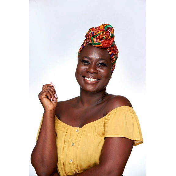 Yaa Asantewaaa Silklined Headwrap