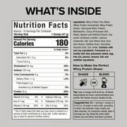Six Star Pro Nutrition 100% Whey Protein Powder Plus, 30g Protein, Triple Chocolate, 1.81 lbs