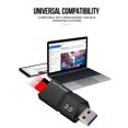 thumbnail image 3 of Visland USB 3.0 High Speed TF Micro Secure Digital Card Reader Adapter for PC Laptop, 3 of 8