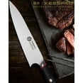 thumbnail image 2 of Kessaku 8-Inch Chef and 4-Inch Paring - Spectre Series Knife Set - Forged High Carbon Japanese AUS-8 Stainless Steel - Pakkawood Handle with Blade Guards, 2 of 10