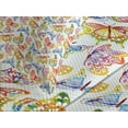thumbnail image 4 of Ambesonne Butterfly Quilted Bedspread Set 3 Pcs, Psychedelic Sixties, Queen Size, Multicolor, 4 of 5