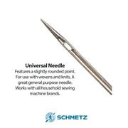 Schmetz Universal Sewing Machine Needles - Size 90/14, 10 Count