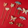 thumbnail image 4 of Dian Cui Brooch DIY Material Kit Metal Pearl Feather Handmade Craft Set For Team Building Parent-Child Activity, 4 of 7