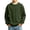 20#Army Green, variant on Crewneck Sweatshirts for Boys Fleece Pullover Long Sleeve Solid Fall Tops