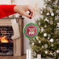 thumbnail image 4 of Round "Tootsie Roll POP" Christmas Disc Ornament - 4" - Green and Pink, 4 of 5