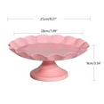 thumbnail image 4 of Round Cake Stand Metal Cakes Display Stand Dessert Cupcake Displays for Graduation Wedding Birthday Anniversary, 4 of 9
