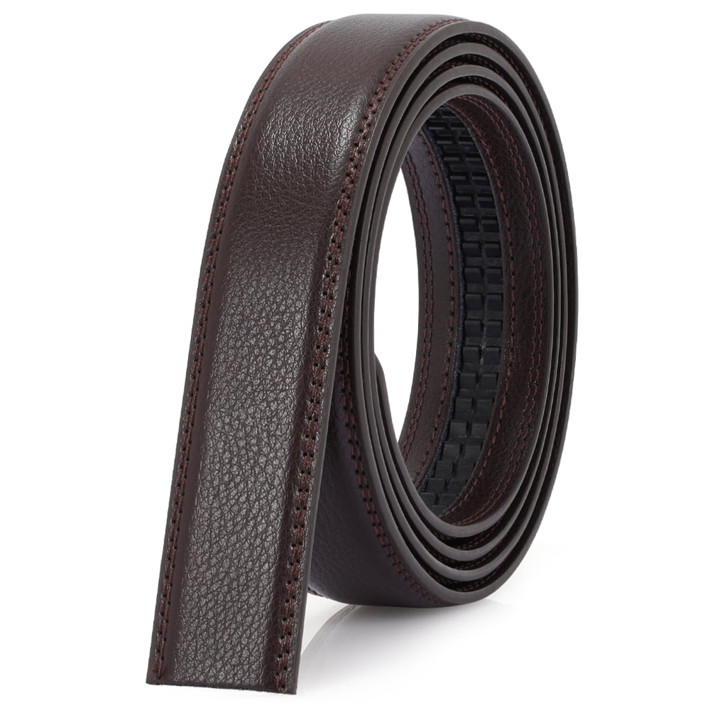 JASGOOD Men's Leather Belt Ratchet Dress Belt with Automatic