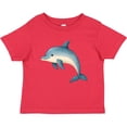 thumbnail image 3 of Inktastic Cute Blue Dolphin Boys or Girls Toddler T-Shirt, 3 of 5