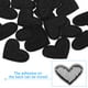thumbnail image 3 of Parches de planchar en forma de corazón Uxcell, parches bordados, apliques, adornos para ropa, negros, 16 piezas, 3 of 7