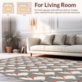 thumbnail image 2 of ODIKA 4' x 6' Machine Washable Non-Slip Area Rug, Geometric Palmette High Traffic Rug, Gray, 494523, 2 of 7
