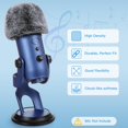 thumbnail image 2 of Micrófono Furry Windscreen para Blue Yeti ZealSound K66, 2 of 7