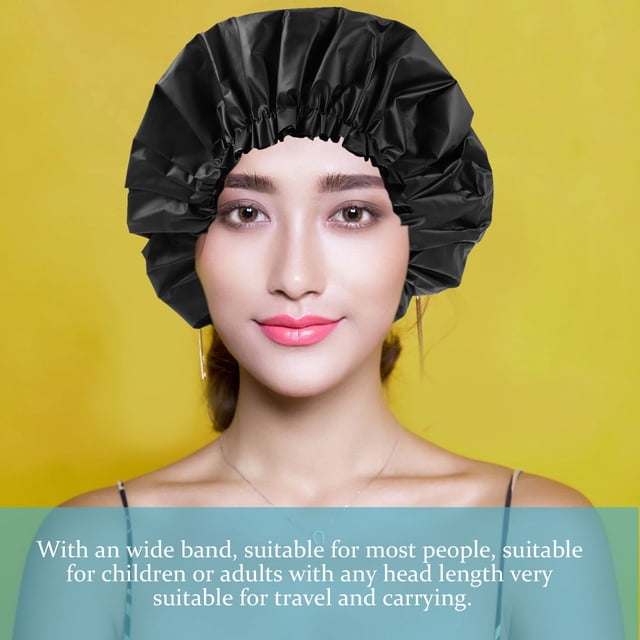 Moluckfu 2Ud Gorras De Ducha De Elásticas Con Amplio Adecuadas Para Diferentes Tallas