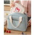 thumbnail image 4 of Lunch Box for Women Insulated Lunch Bag Corduroy Lunch Tote Bags Leakproof Cooler Lunch Case for Travel Work Picnic/Beige, 4 of 8
