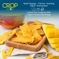 thumbnail image 3 of CROP BY POP Organic Dried Mango Slices, 32oz (2 LB) – Organic Mango, No Sugar Added, Vegan, Kosher, 3 of 7