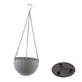 thumbnail image 1 of Plantador colgante Canasta colgante autogirante con depósito versátil Versátil Modern Flower Plant Pot para Ivy Hydroponic Settings Gris, 1 of 8