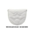 thumbnail image 1 of Golf Mallet Putter Covers Magnetic/Magic Tape Closure Synthetic Leather Multi Style Panda Cat Akita Durable Soft Golf Headcovers Star White, 1 of 6