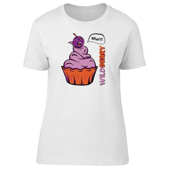 Funny Wildberry Cupcake Tee Women's -Image by Shutterstock