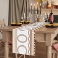thumbnail image 2 of Table Runners 70 Inches Long Dress Scarves, Bohemian Geometric Farmhouse Coffee/Dining/Kitchen Table Decor, Holiday Table Runner, Vintage Key Designs Cycle Striped 13x70 Inch, 2 of 9