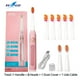 thumbnail image 1 of Seago Sonic cepillo de dientes eléctrico SG-507 para adultos cepillo con temporizador 5 modos Micro USB recargable cepillo de dientes conjunto de cabezales de repuesto Tan Jianjun unisex, 1 of 2