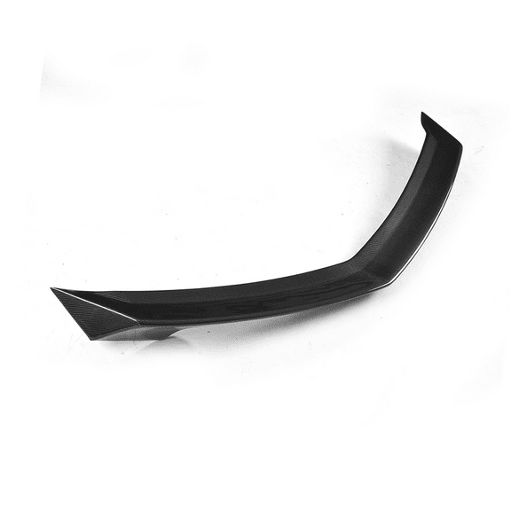 Ikon Motorsports Compatible with 16-19 Cadillac ATS V Sedan V Style Trunk Spoiler Carbon Fiber CF