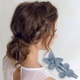 thumbnail image 2 of Unique Bargains 1 Pc Christmas Hair Clips Frosted Flowers Hairdo Clip for Christmas 3.35"x1.97"x1.57" Blue, 2 of 6