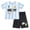 Snoopy Woodstock Blue, variant on Peanuts Toddler Boys' Athletic Mesh Soccer Jersey and Shorts Set Snoopy Woodstock Blue
