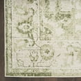 thumbnail image 5 of Nourison Astra Machine Washable 2'2" x 8' Ivory Green Vintage Indoor Rug, 5 of 8