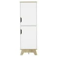 thumbnail image 4 of DeeHome Rutherford 2-Door Pantry Cabinet Light Oak and White, 4 of 7