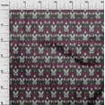 thumbnail image 2 of oneOone Georgette Viscose Fabric Paisley Ikat Printed Fabric 1 Yard 42 Inch Wide, 2 of 4