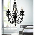 thumbnail image 1 of 3 Light Up Chandelier with Black finish, 1 of 3