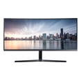 thumbnail image 1 of Samsung Business CH890 Series 3440x1440 Monitor de computadora curvo ultra ancho para negocios, 100 Hz, USB-C, HDMI, DP, 3 años de garantía (LC34H890WGNXGO), negro/titanio (Reacondicionado), 1 of 5