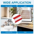 thumbnail image 7 of Uxcell 4 Pack 1.3 ft x 1.57 Inch Edge Corner Protectors, Self Adhesive Wall Corner Protector for Furniture Table Door Wall Edge Guard, Clear, 7 of 7
