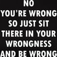 thumbnail image 3 of CafePress - No Wrongness Women's Value T Shirt - Women's Traditional Fit Dark T-Shirt, 3 of 4