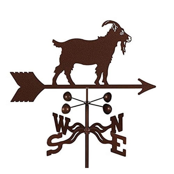 EZ Vane Goat Weathervane 21 Inch Wide Roof Mount