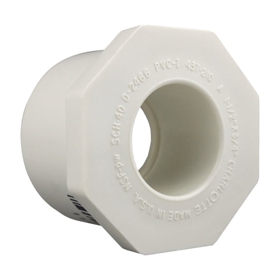 Charlotte Pipe & Foundry PVC021073400 3 x 1.5 in. Reduced Bushing