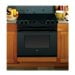 GE - 4.4 Cu. Ft. Self-Cleaning Drop-In Electric Range - Black