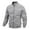 Light Gray, variant on Mens Leather Jacket Loose Sports Casual Bussiness Full Zip Oversized Denim Jacket Women,Light Gray,2XL