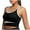Black, variant on Sports Bras for Women High Support Wireless Stretchy Crossover Back Athletic Bra Tops Activewear