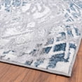 thumbnail image 4 of LUXE WEAVERS Abstract Textured Pattern Blue 5x7 Area Rug, Stain-Resistant Carpet, 4 of 7