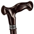 thumbnail image 2 of Bastón Asterom - Hecho a mano, ergonómico, para hombre - Bastones de madera para personas mayores, únicos (nogal, 96 cm), 2 of 5