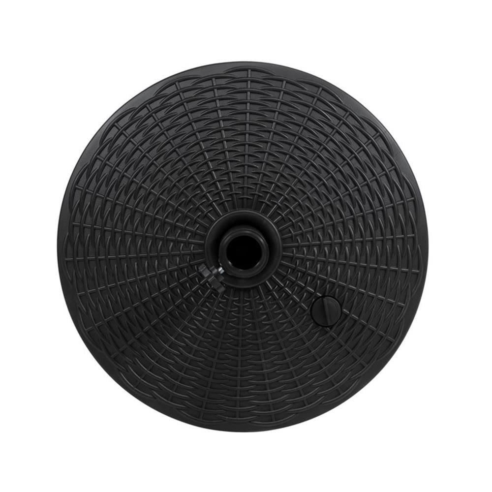 Greemotion Fab 17.75" Black Plastic Fillable Free Standing Umbrella Base
