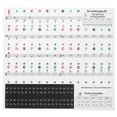 thumbnail image 1 of Key Decoration,Piano Sticker Electronic Piano Sheet Music Stickers Piano Fingerboard Sticker Class Leading Features, 1 of 14